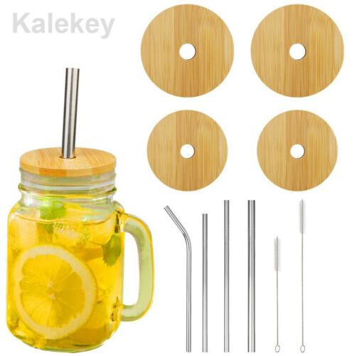 mason jar covers with straw holes